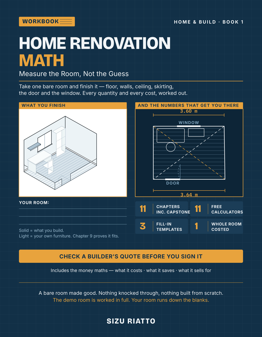 Home Renovation Math: Measure the Room, Not the Guess — Book 1 cover